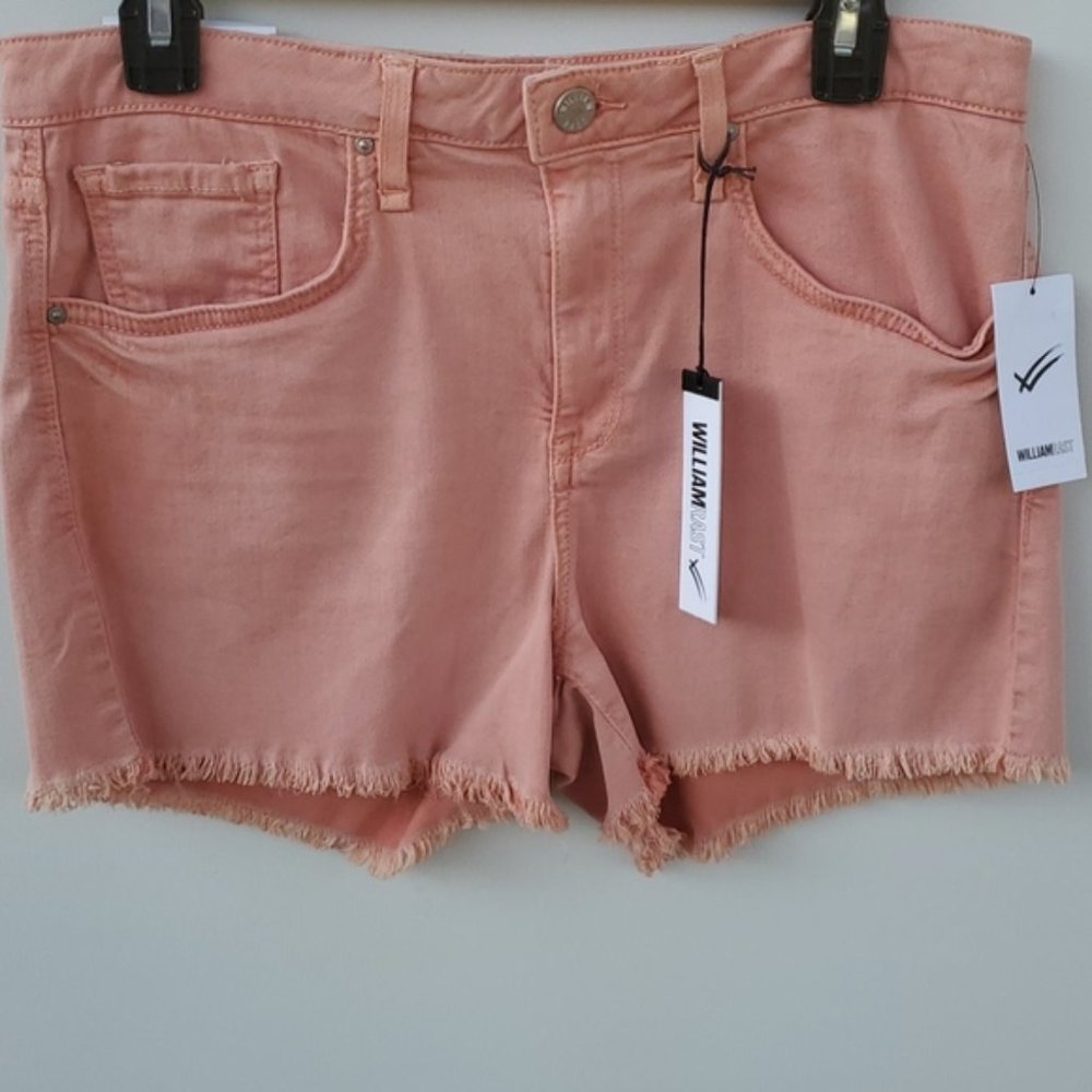 🆕️ William Rast Denim Shell Pink Shorts - Picture 1 of 6